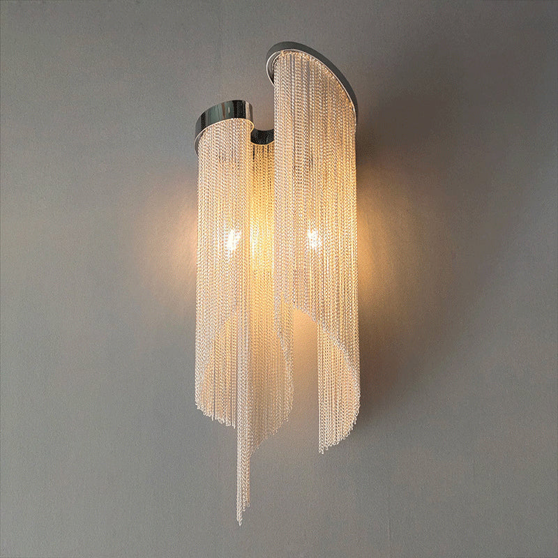 Modern-Aluminum-Chain-Tassel-Wall-Sconce