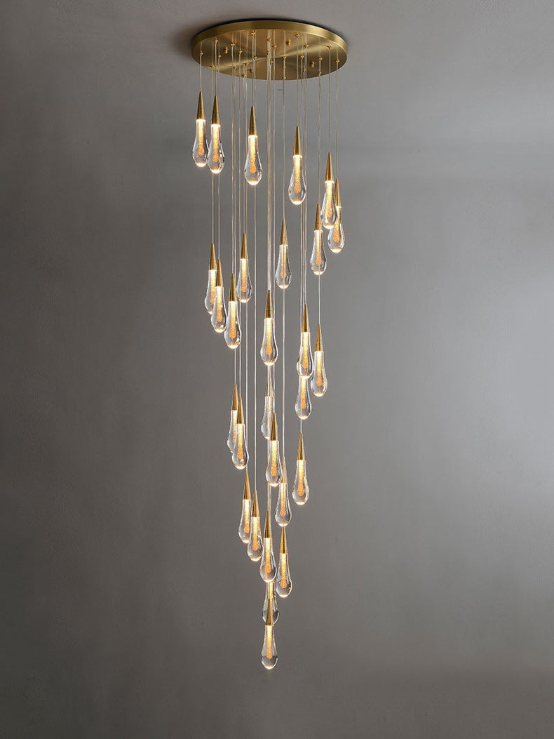 Crystal Raindrop Pendant Light